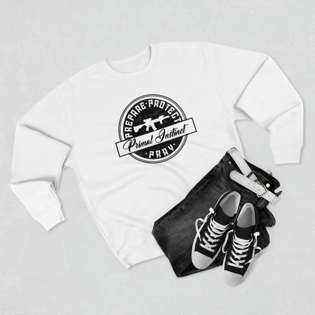 Primal Instinct Badge Crewneck