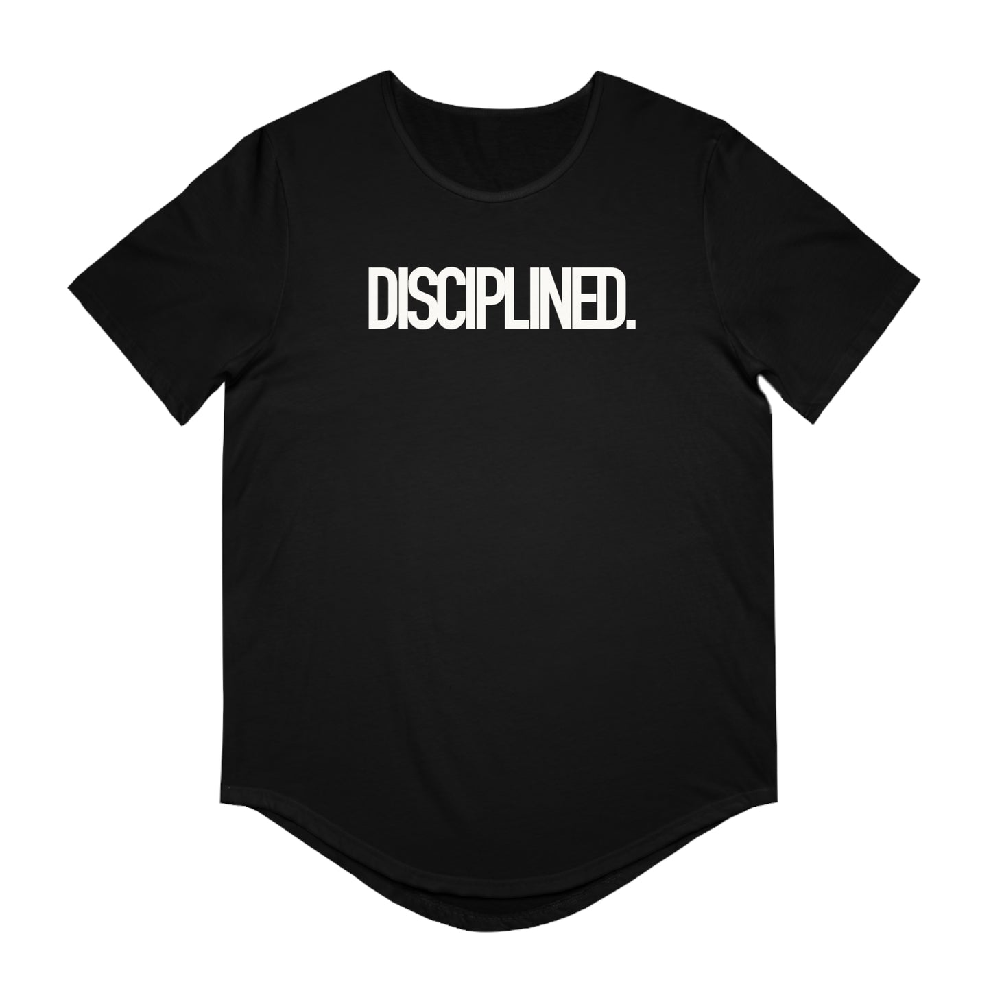 Disciplined Drop Bottom Tee